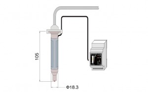 Miniaturization of the electrode of the liquid-level sensor
